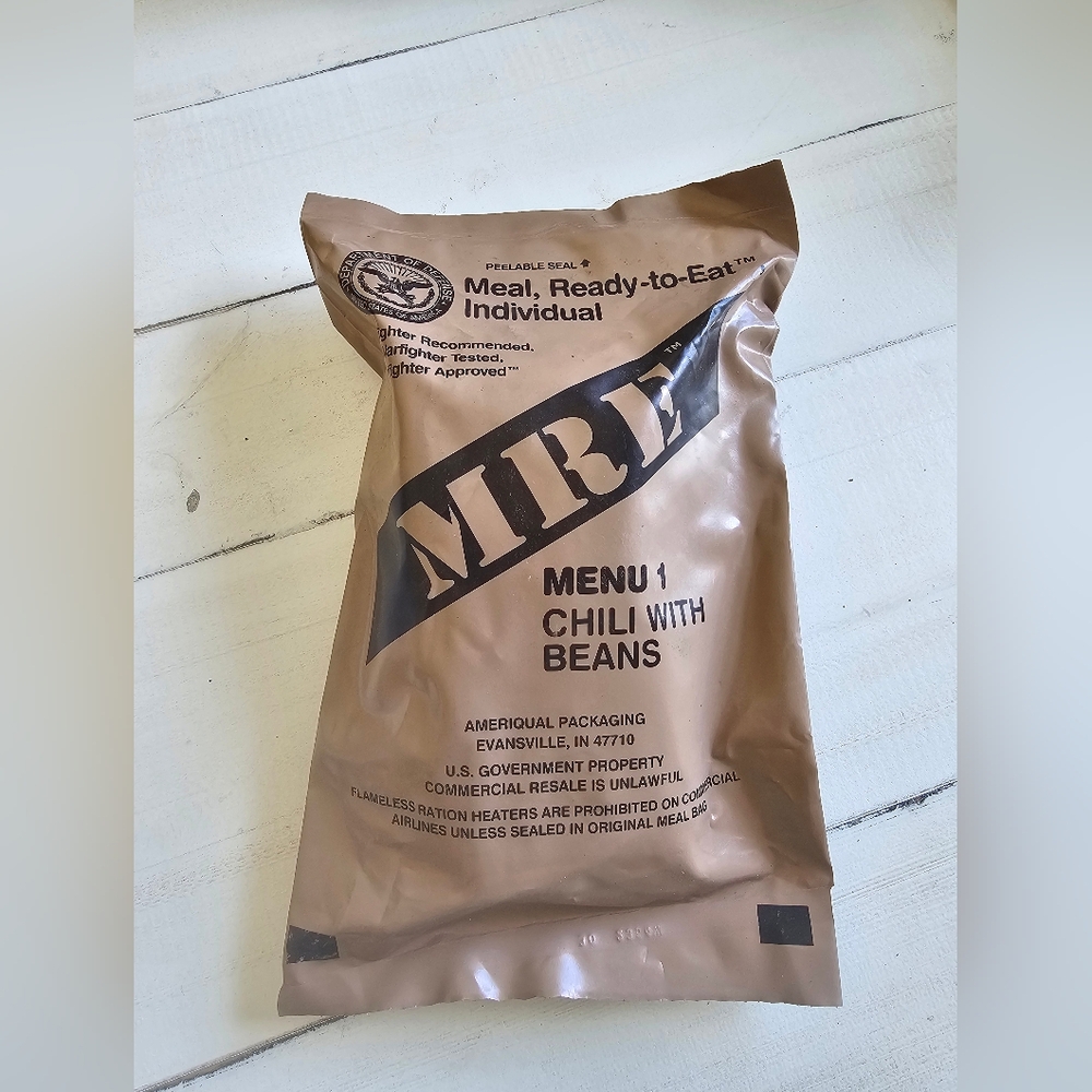 MRE Meal: Chili with Beans